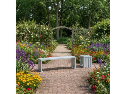 Hliníková lavička VIZOAL 5