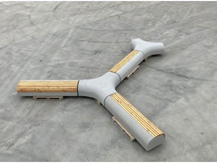 betonová lavička DUBAI – moderní městský mobiliář