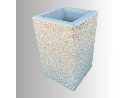 Hranaty odpadkovy kos bez poklopu 8305 1