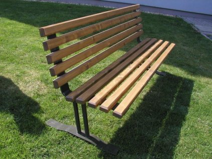 lavička ADRIA ocel smrk – městský mobiliář