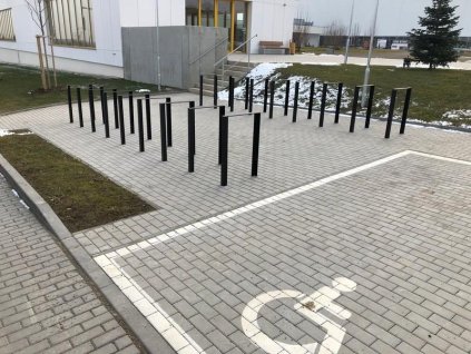 stojan na kola CHYNĚ ocel – městský mobiliář