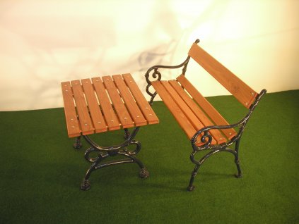 Dětská litinová lavička SCHÖNBRUNN