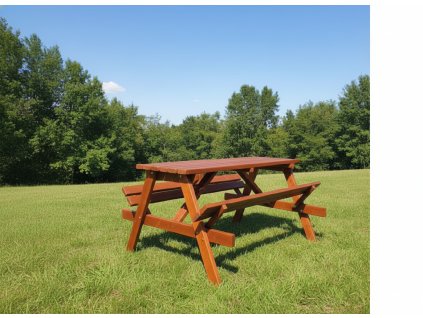 zahradní set VIKTOR – masivní smrkové latě a robustní konstrukce