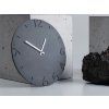 Nástěnné hodiny z betonu OBETON Jena - vesmírně šedá