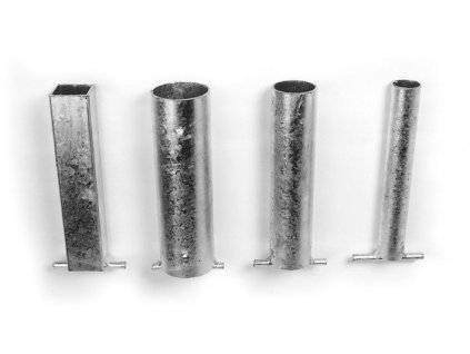 Obyčejná pouzdra pro odnímatelné sloupky (Popis pouzdro - sloupek Ø 60 mm)