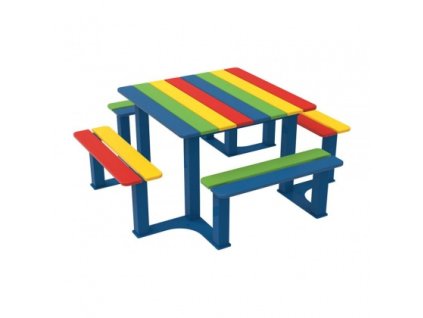 Piknikový stůl Silaos Junior (Popis Verze pro mateřskou školu)
