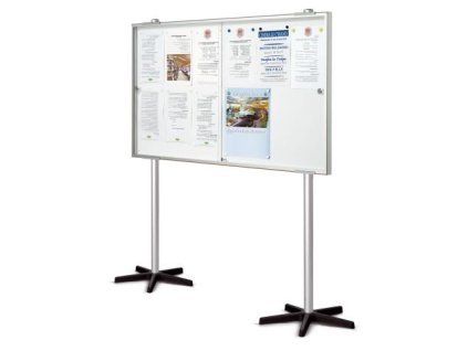 Posuvné Vitríny Référence (Popis 750x1000 mm, 8 A4, podklad plech)