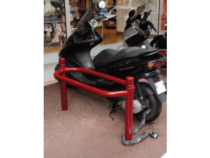 Stojan na motorky (Popis Bez hlavice - pozinkovaný)