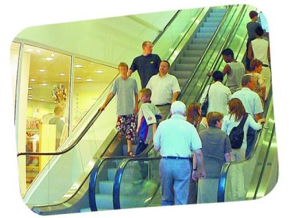 Velkoplošná zrcadla pro dohled (Popis Ø 800 mm, do 15 m)