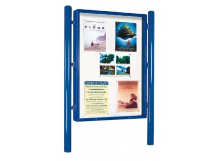 Vitríny Véga - Hloubka 150 mm (Popis 1200x800 mm včetně sloupků)