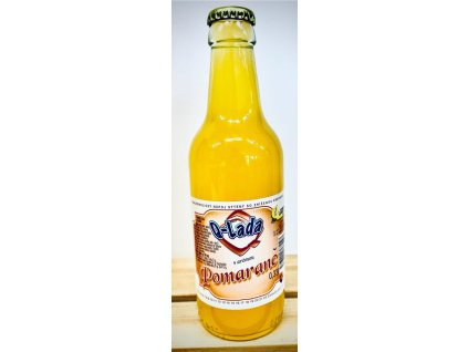 malinovka pomaranc sklo 330ml