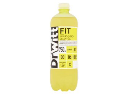 DrWitt FIT-mango-citrón-zelený čaj 0,75l