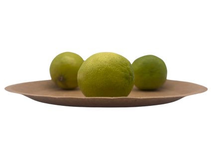 Papírový talíř mělký Kraft 23cm | 10ks