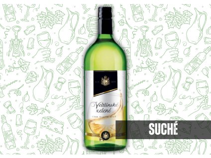 Víno Mikulov Veltlínské zelené 1000 ml
