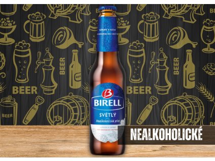 Birell Nealkoholické světlé pivo | 330ml sklo