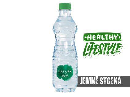 Natura Pramenitá voda jemně perlivá 500ml PET
