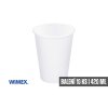 Papírový kelímek bílý 420ml | průměr 9cm | 10ks