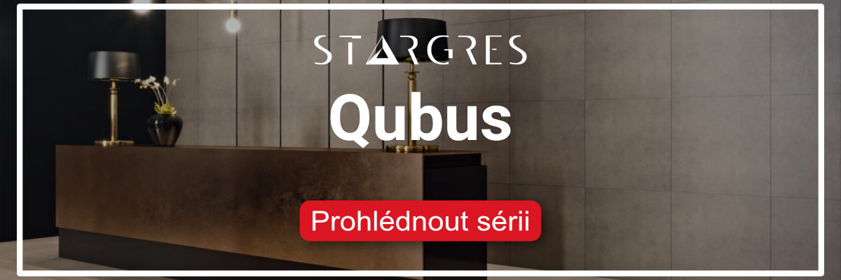 Série Qubus - dlažba imitace betonu