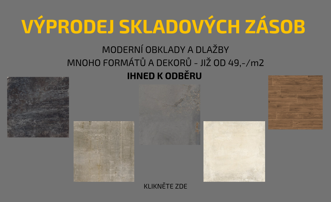 VÝPRODEJ SKLADU