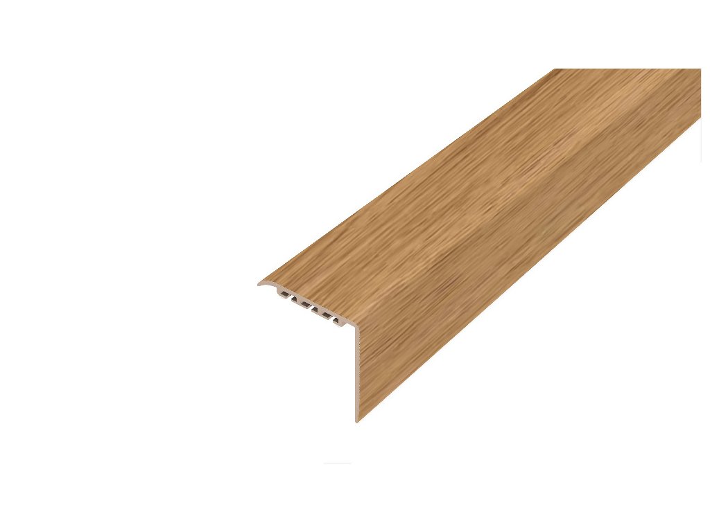 ACARA AP20 schodová lišta samolepící, PVC dub černožíhaný, 30x30 mm, 1,8 m AAHPD 303003-SK