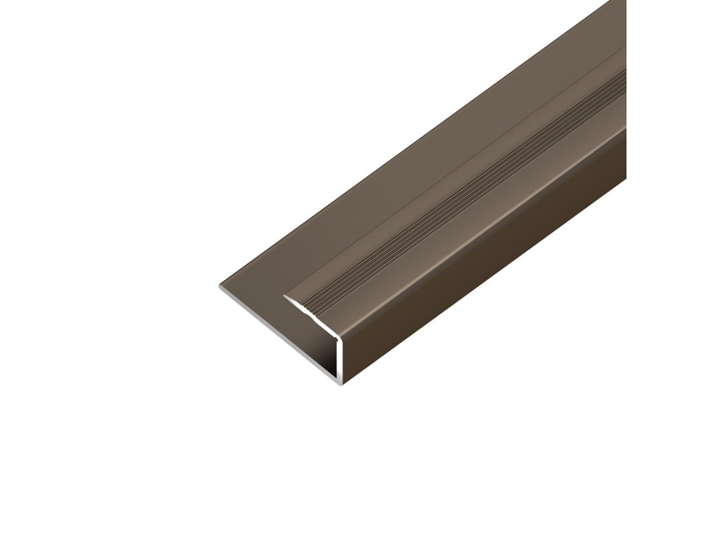ACARA AP27/9 ukončovací lišta, pro laminát, hliník elox bronz, 8,8 mm, 2,7 m AADAE 880-B