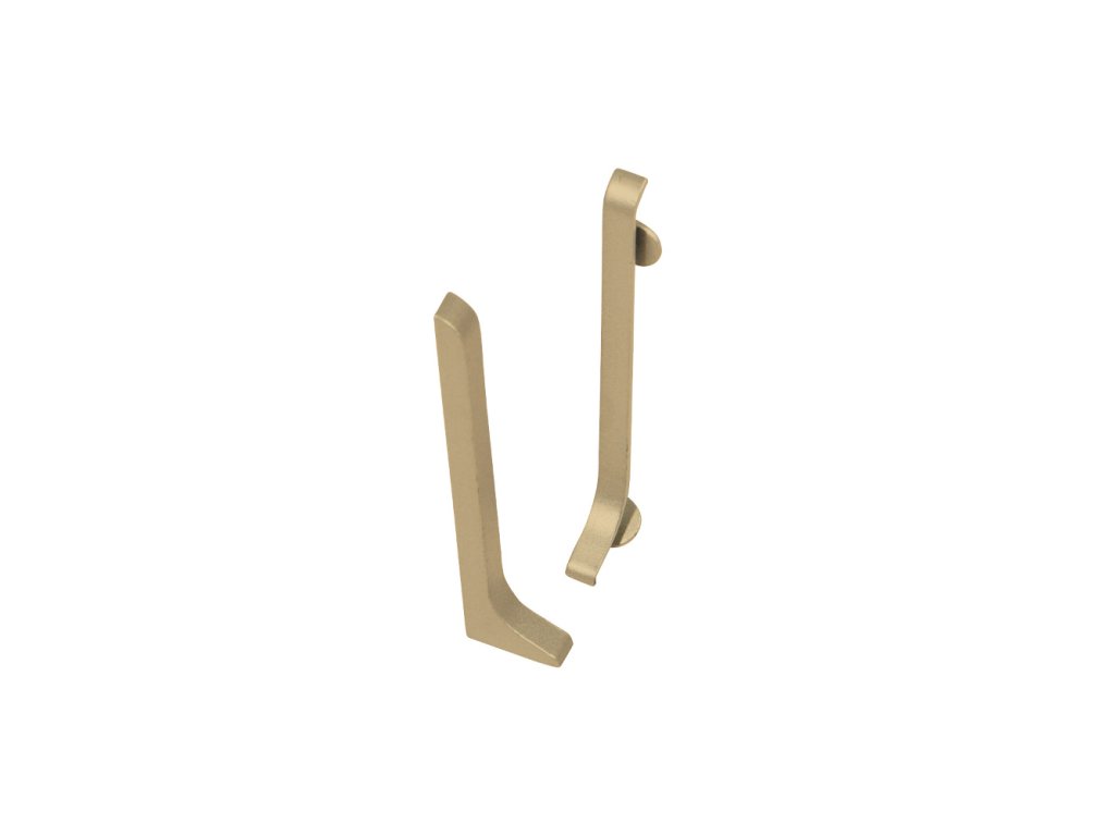ACARA AP38 levá koncovka k soklové liště, PVC ABS champagne, 60 mm, 2 ks AASE 60-C-XKL/ABS
