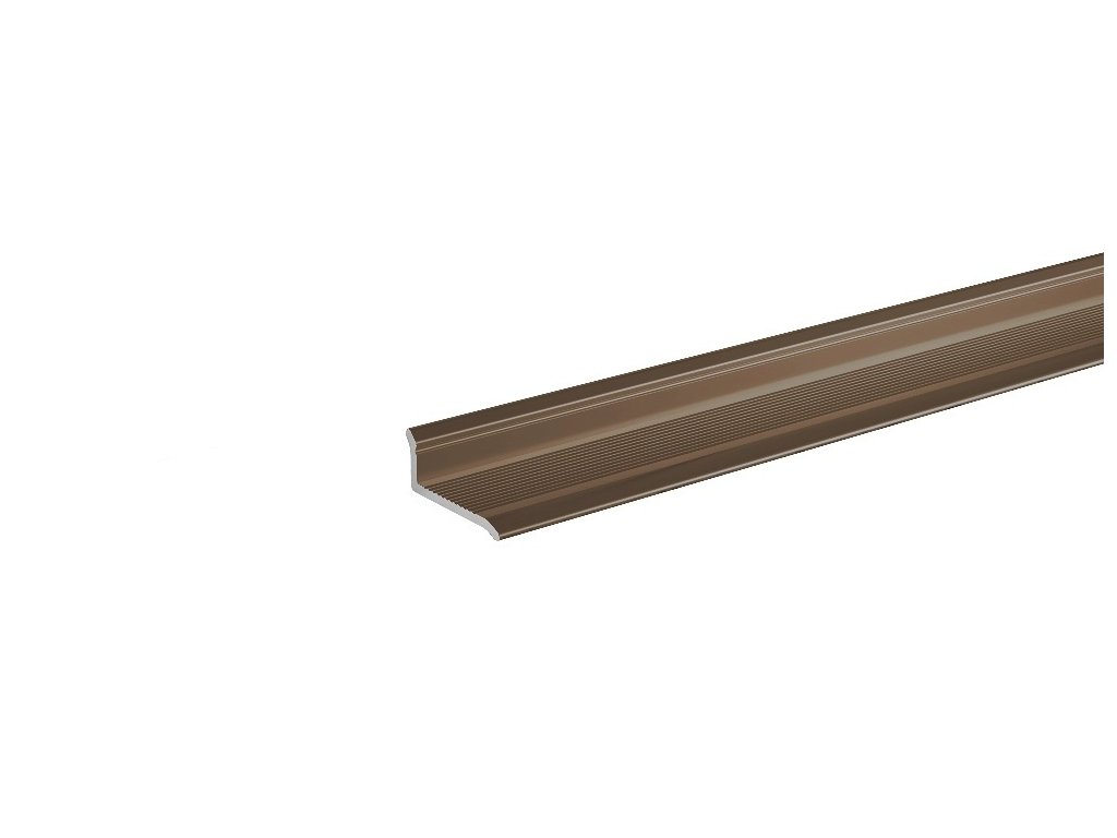 ACARA AP49 ukončovací lišta samolepící, hliník elox bronz, 10 mm, 2,7 m AADVAE 1800-B-SK