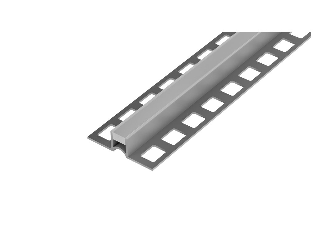 ACARA DL6 dilatační lišta široká základna, PVC šedá, 6 mm, 2,5 m AAPD 638