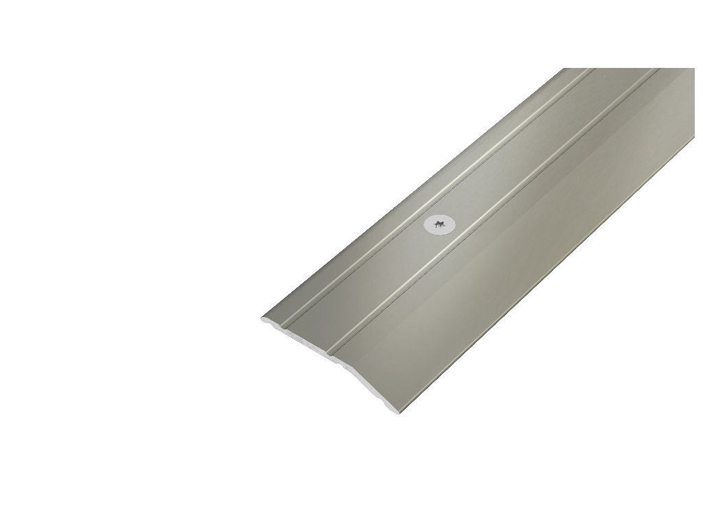 ACARA AP43 nájezdová lišta vrtaná, hliník elox titan, 3,5 mm, 0,9 m AANAE B350-T/0,9