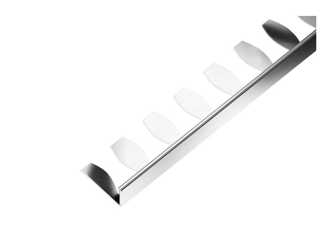 sp1 ohybaci ukoncovaci lista l nerez v2a lesk floppy trim 11 mm 3 m