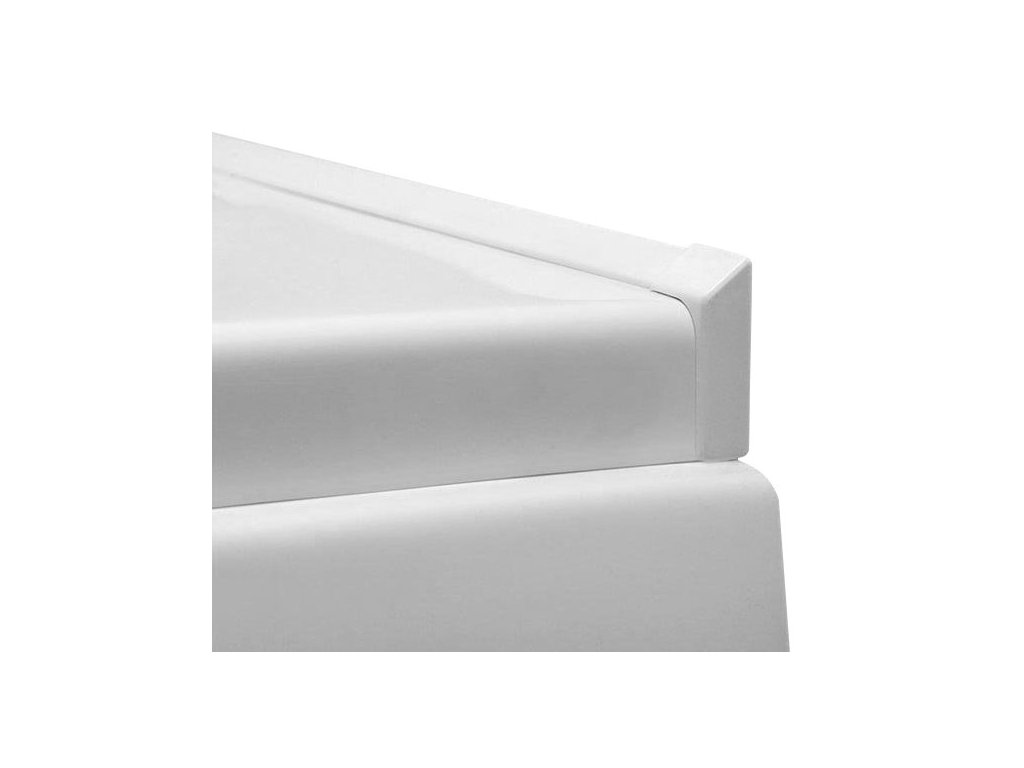 Polysan Krycí lišta pro vany a vaničky, 2x 1950mm, 2x roh, 2x zakončení, bílá 91020