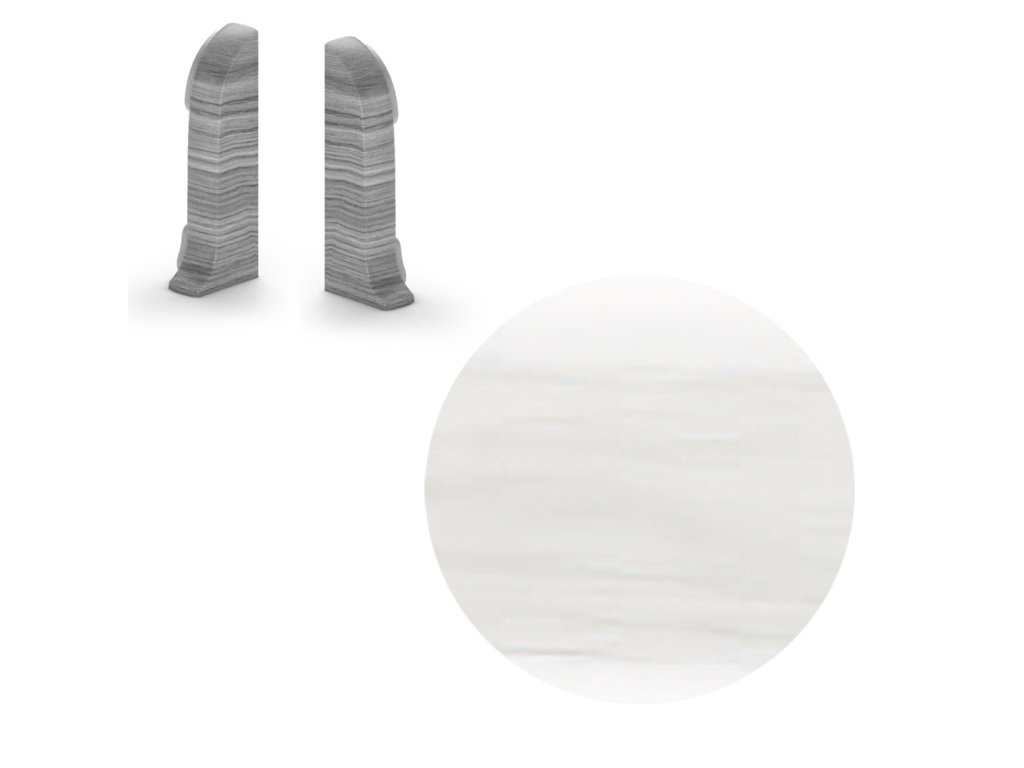 SALAG AP28 koncovka L+P k liště NGF56, PVC Ballarat, 56 mm, 1 pár NGTKH4