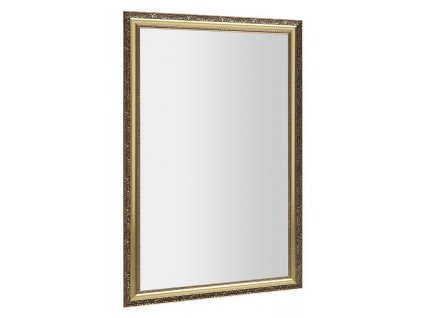 Sapho BOHEMIA zrcadlo v dřevěném rámu 58,9x98,9cm, zlatá NL484