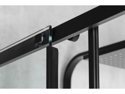 ALTIS LINE BLACK obdélníkový sprchový kout 1000x800 mm, L/P varianta, rohový vstup, čiré sklo