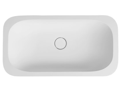 IMPALA umyvadlo pod desku 588x166x355mm, Rockstone, bílá mat