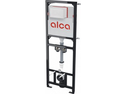 ALCA PLAST Montážní rám s nádržkou pro výlevku s odpadem DN90/110 a baterii A108F/1500