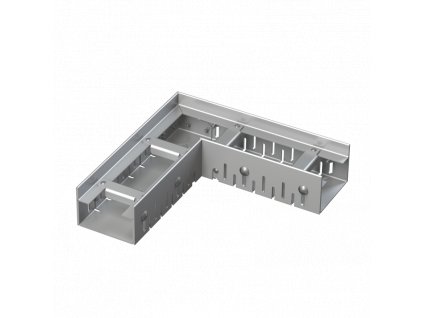 ALCA PLAST Drenážní žlab rohový 75 mm nastavitelný, nerez ADZ301VR