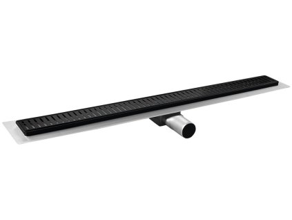 GELCO MANUS BLACK nerezový sprchový kanálek s roštem ONDA, 950x130x55mm