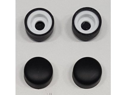 GELCO CURE BLACK set (4 ks) krytek šroubů, černá mat CB03