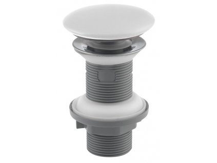 Isvea Umyvadlová výpust 5/4“, click-clack, keramická zátka, 20-70mm, bílá mat 38TP0166I