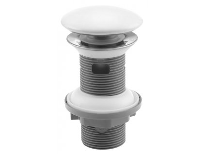 Isvea Umyvadlová výpust 5/4“, click-clack, keramická zátka, 20-70mm, bílá 38TP0171I