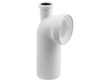 Bruckner Koleno s přípojkou 90 dopojení k WC, 110mm 159.313.0