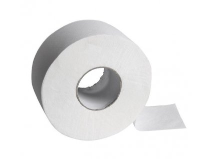 Aqualine JUMBO soft dvouvrstvý toaletní papír, průměr role 19cm, délka 125m, dutinka 75mm 212A125-75K