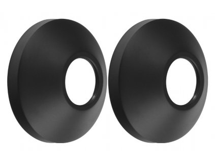 Sapho Rozeta G3/4", 68x25mm, kónická, pár, černá mat RS276