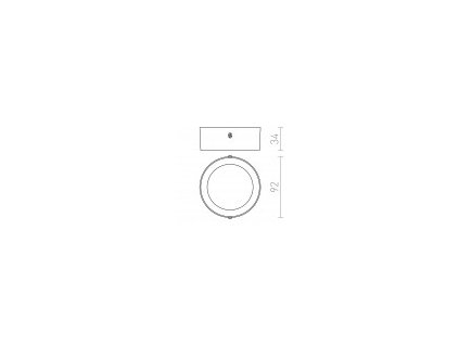 RENDL HUE R 9 stropní chrom 230V LED 6W 3000K R12792