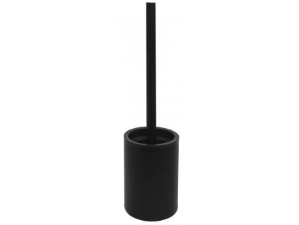 Sapho X-ROUND BLACK WC štětka na postavení, černá mat AKCE!!! XR306B