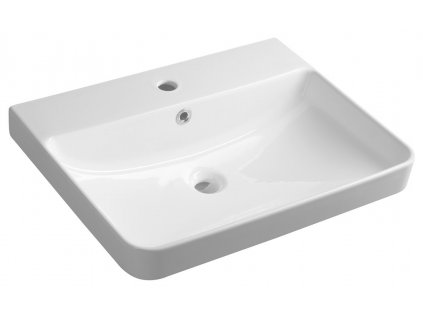 CERASTYLE NERON keramické umyvadlo 60x48cm, bílá 201.128.0