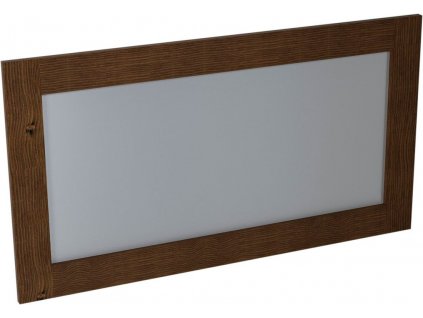 Sapho BRAND zrcadlo v dřevěném rámu 130x70cm, mořený smrk BA061S