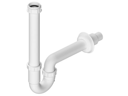Bruckner Umyvadlový U sifon 5/4", DN40, bílá 151.106.0
