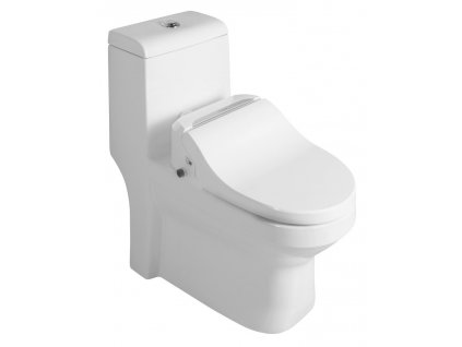 Sapho HUBERT WC kombi, zadní/spodní odpad s elektronickým bidetem USPA LUX UB-6635RU-2